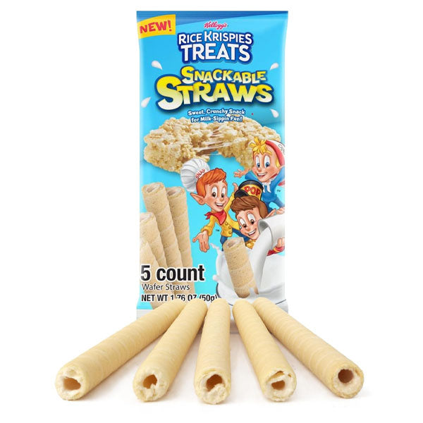 Kellogg's Rice Krispies Treats Snackable Cereal Straws (5ct)