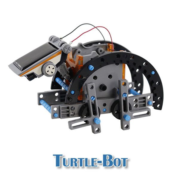 BrainyBotz 13-in-1 DIY Robot Solar-Powered Smart STEM Building & Programming Kit (190pc)