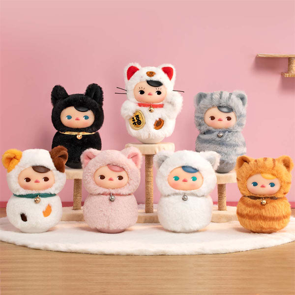 Pop Mart x PUCKY: Roly-Poly Kitty Series Vinyl Plush Blind Box (1pc)