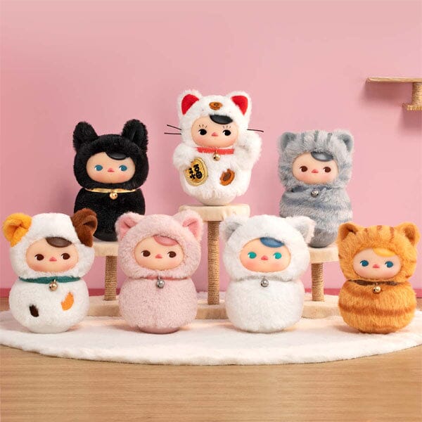 Pop Mart x PUCKY: Roly-Poly Kitty Series Vinyl Plush Blind Box (1pc) Simple Pop Mart 