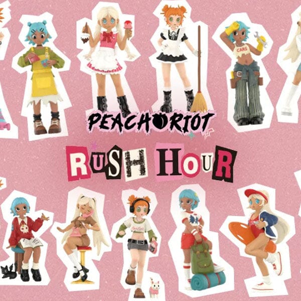 Pop Mart x Peach Riot: Rush Hour Series Collectible Figurine Blind Box (1pc) Simple Pop Mart 
