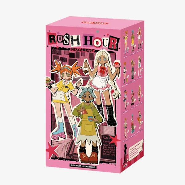 Pop Mart x Peach Riot: Rush Hour Series Collectible Figurine Blind Box (1pc) Simple Pop Mart 