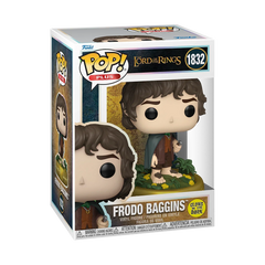 Funko Pop Plus! Movies: The Lord of the Rings – Frodo Baggins with Glow Simple Funko 