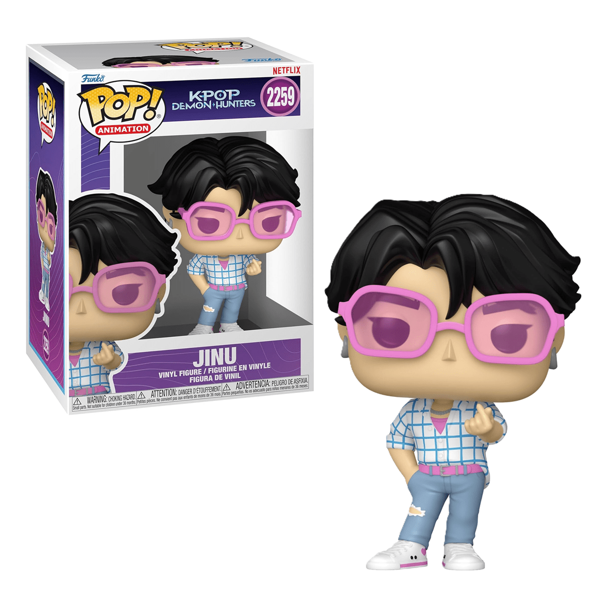 Funko Pop! Anime: K-Pop Demon Hunter – Jinu Figure Simple Funko 
