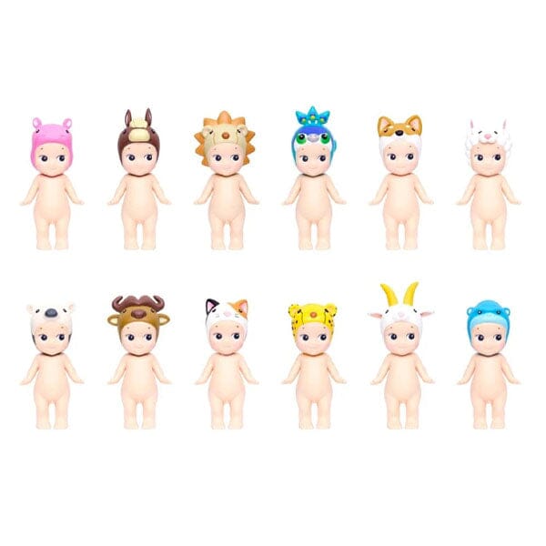 Sonny Angels Collectable Mini Cherub Figurines Animal Series 4 Safari Blind Box (1pc) Simple Showcase 