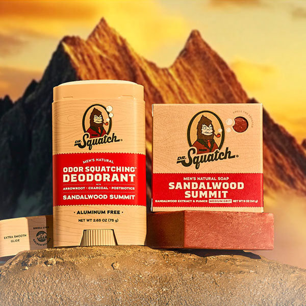 Dr. Squatch® All-Natural Bar Soap For Men - Sandalwood Summit