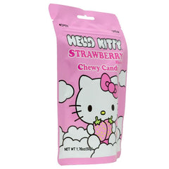 Sanrio Hello Kitty Strawberry Flavor Soft Chewy Candy (50g) Simple Showcase 