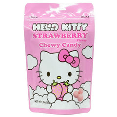 Sanrio Hello Kitty Strawberry Flavor Soft Chewy Candy (50g) Simple Showcase 