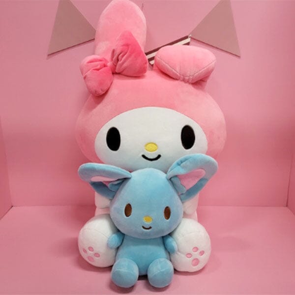 Sanrio My Melody With Teddy Bear Friend Large 20" Plush Toy Simple Hello Kitty 