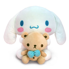 Sanrio Cinnamoroll With Teddy Bear Friend Large 20" Plush Toy Simple Hello Kitty 
