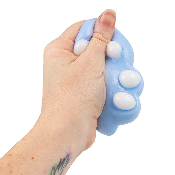 Scrunchems Sticky Squishy Paw Prints Stress Ball Fidget Toy (1pc) Color Ships Assorted