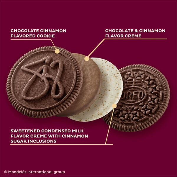 OREO x Selena Gomez Chocolate Sandwich Cookies w/ Cinnamon Creme Filling (303g) Limited Edition Simple OREO 