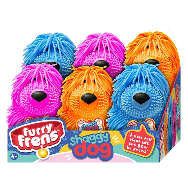 Furry Frens Shaggy Dog Squishy Wiggle Fidget Toy (1pc) Color Ships Assorted Simple Showcase 