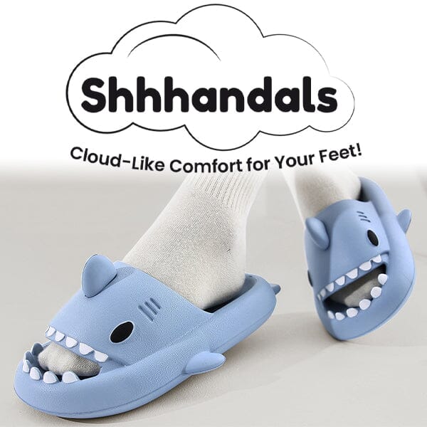 Shark Shhhandals | Unisex Anti-Slip Pool Slides | Pre-Order Preorder Showcase 