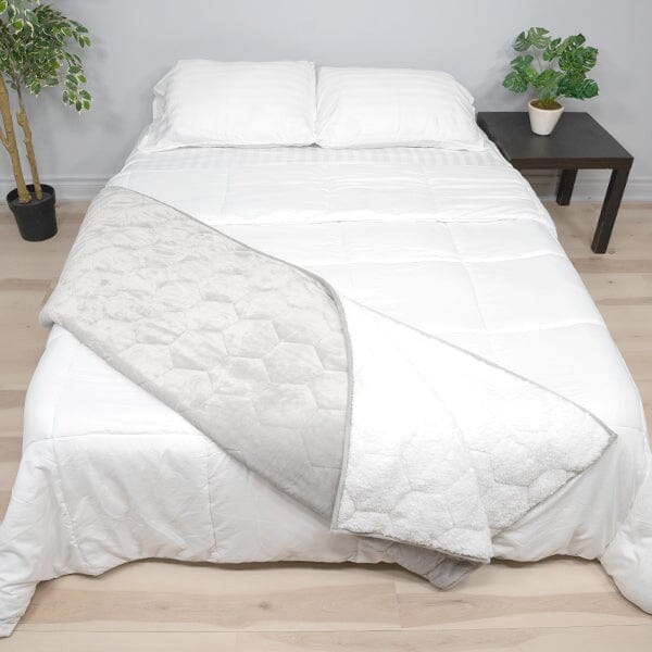 Dream Away Sherpa Fleece Weighted Blanket (Multiple Weights) Simple Dream Away 