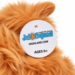 Highland Cow 11" Fluffy Novelty Plush Toy (1pc)