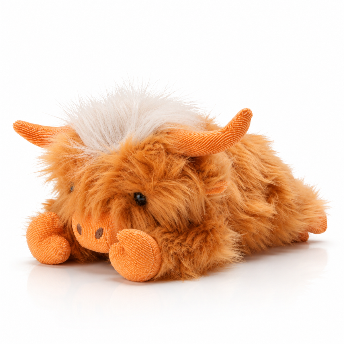 Highland Cow 11" Fluffy Novelty Plush Toy (1pc)
