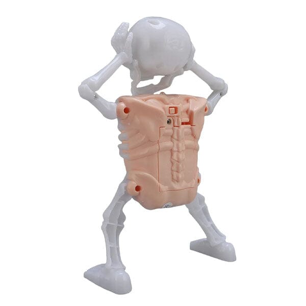 SkellyVibes Glow-In-The-Dark Dancing Skeleton - Lights Up & Laughs! Simple Exclusive 