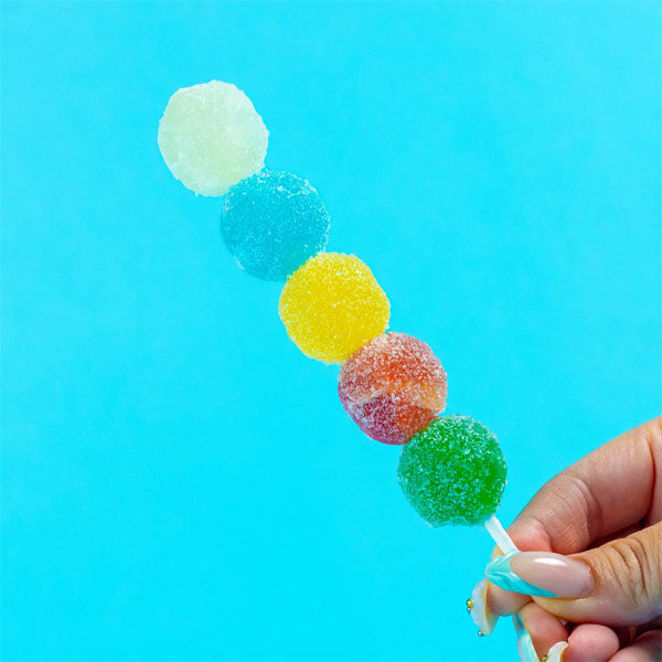 Silky Gem Crystal Candy Sizzle Pop Sour Mix Skewers (5pk) Simple Silky Gem 