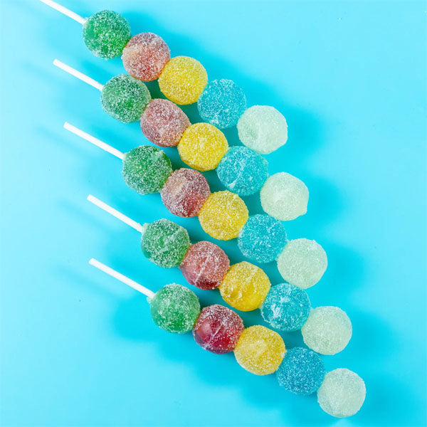 Silky Gem Crystal Candy Sizzle Pop Sour Mix Skewers (5pk) Simple Silky Gem 