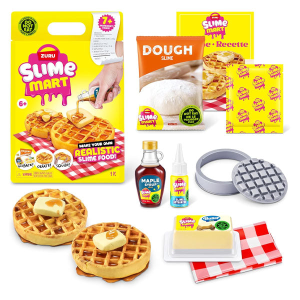 ZURU Slime Mart S1 Small Dessert Bag DIY Realistic Slime Food Clay Cracking Kit (1 Bag) Style Ships Assorted