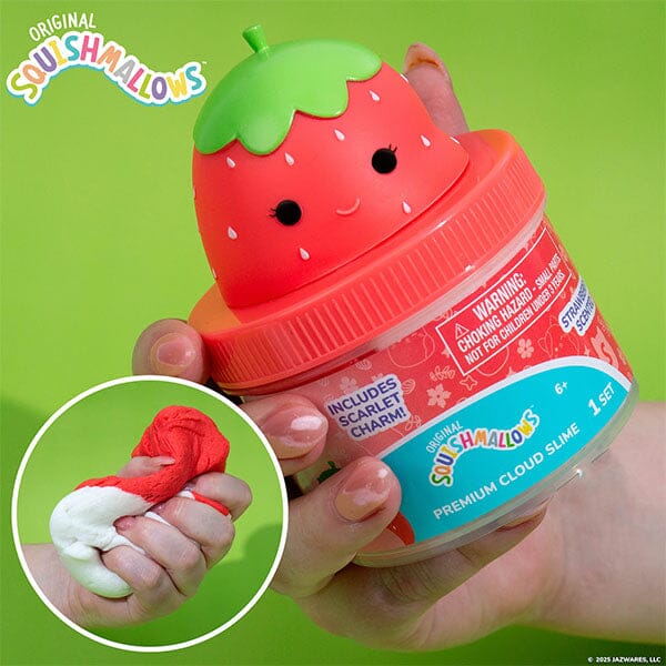 Squishmallows Premium Cloud Slime Fidget Putty Jar (Wave 3) Multiple Scents & Styles Simple Squishmallows 