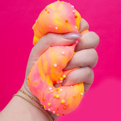 SlimyGloop Pink Lemonade Neon Butter Twist Pre-Made & Ready To Play Slime (6.3oz)