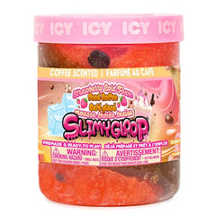 SlimyGloop Strawberry Cold Foam Iced Coffee Pre-Made & Ready To Play Slime (7.4oz) Simple SlimyGloop 