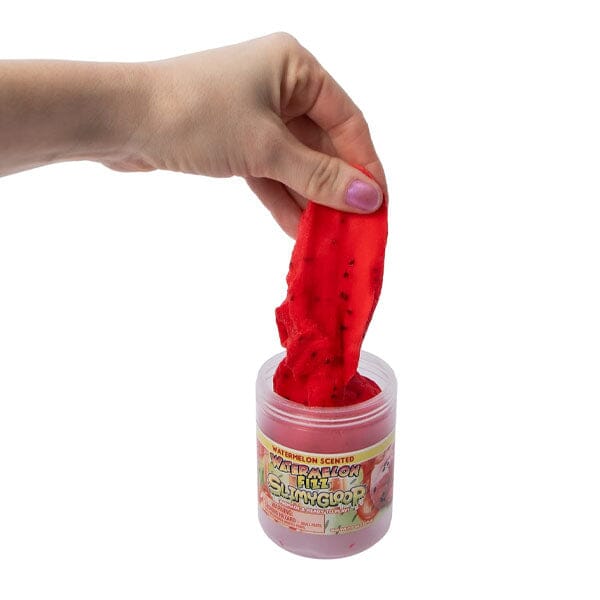SlimyGloop Watermelon Fizz Pre-Made & Ready To Play Slime (7.4oz) Simple SlimyGloop 