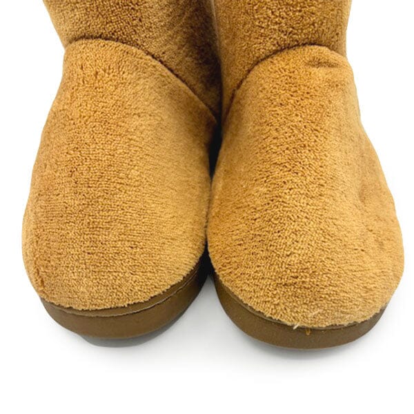 Shhhandals Fluffy Slipper Khaki Ankle Boots (Multiple Sizes) Simple Exclusive 