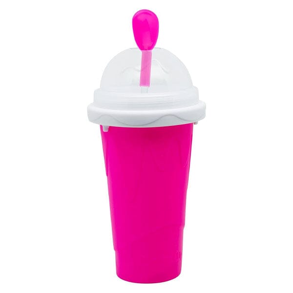 ProKitchen SQUEEZur Instant Slushie Maker Cup | Includes Straw/Spoon | NEW Colors! Simple Showcase 