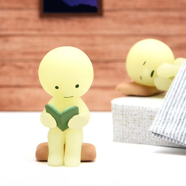 Smiski Bed Series Collectible Glow in the Dark Figurine Blind Box (1pc) Simple Smiski 