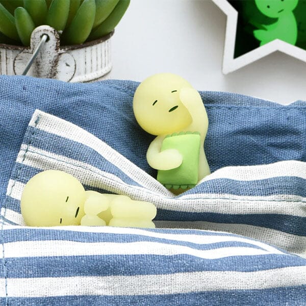 Smiski Bed Series Collectible Glow in the Dark Figurine Blind Box (1pc) Simple Smiski 