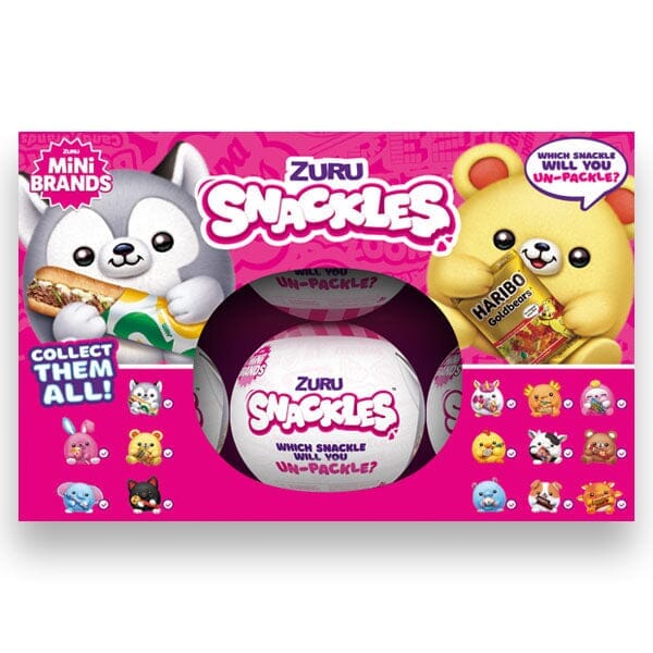 ZURU™ Mini Brands Snackles Mystery Mini 5" Plush Capsule | Series 1 Wave 2 | Pre-Order Preorder Showcase 