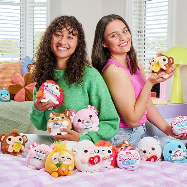 ZURU™ Mini Brands Snackles Mystery Mini 5" Plush Capsule Series 2 Wave 1 Simple Showcase 