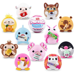 ZURU™ Mini Brands Snackles Mystery Mini 5" Plush Capsule Series 2 Wave 1 Simple Showcase 