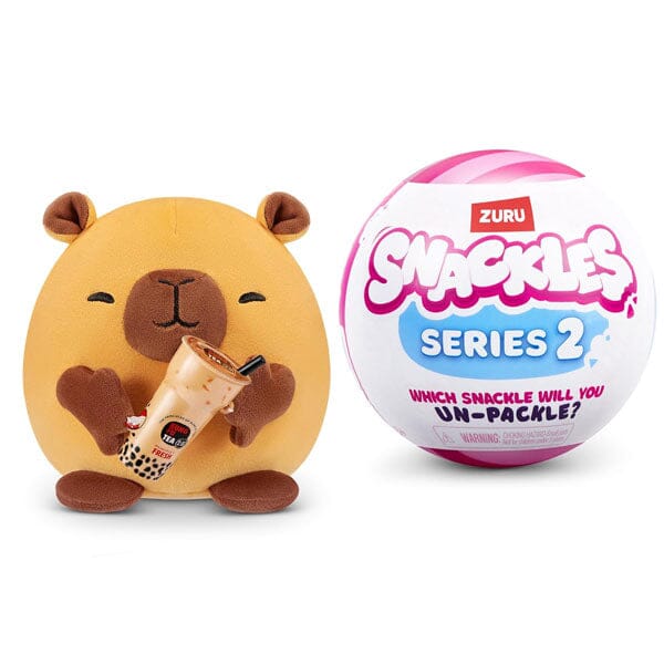 ZURU™ Mini Brands Snackles Mystery Mini 5" Plush Capsule Series 2 Wave 1 Simple Showcase 