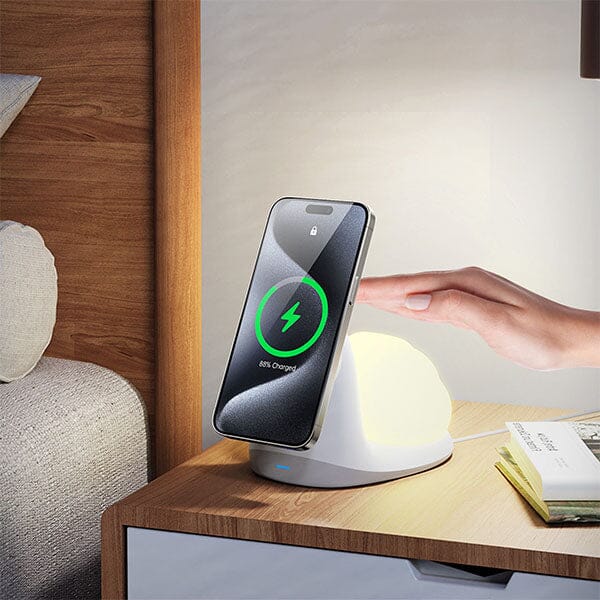 SnailBud Magnetic Phone Charger w/ Removable Snail Shell Light Simple Exclusive 