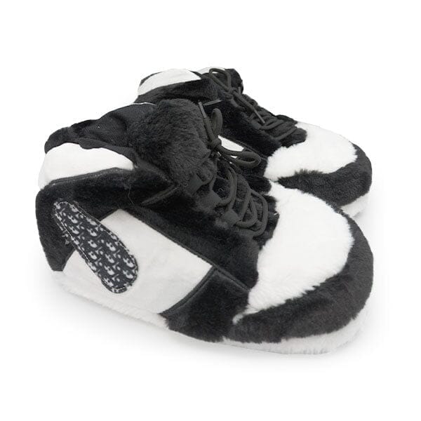 Plush Sneaker Slippers | NEW Styles! Simple Showcase NEW! Black & White 