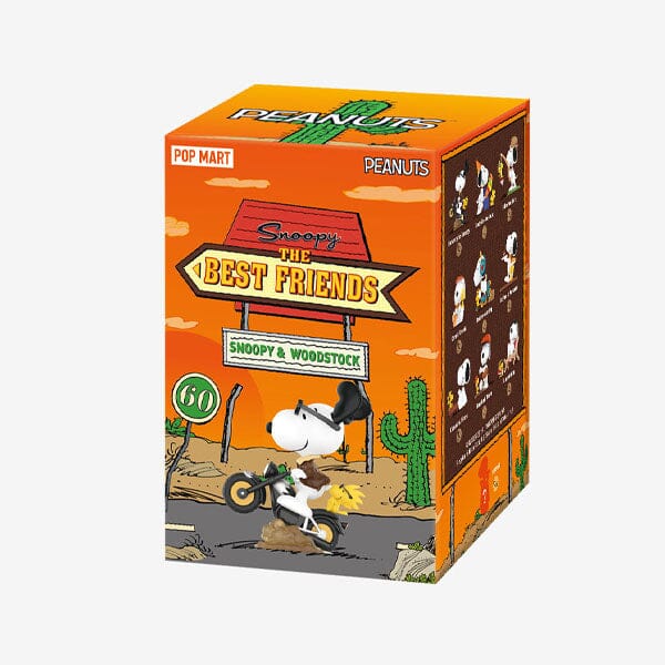 Pop Mart x Peanuts: Snoopy & Woodstock Best Friends Series Figurine Blind Box (1pc) Simple Pop Mart 