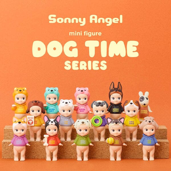 Sonny Angel Collectable Mini Cherub Figurines Dog Time Series Blind Box (1pc) Simple Sonny Angel 