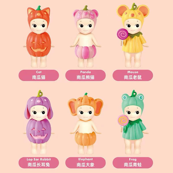 Sonny Angel Collectable Mini Cherub Figurines Pumpkin Patch Series Blind Box (1pc)