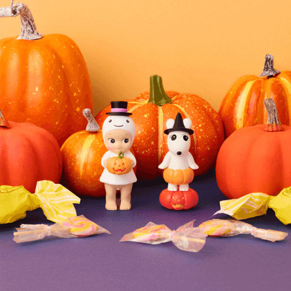 Sonny Angel Collectable Mini Cherub Figurines Pumpkin Patch Series Blind Box (1pc)
