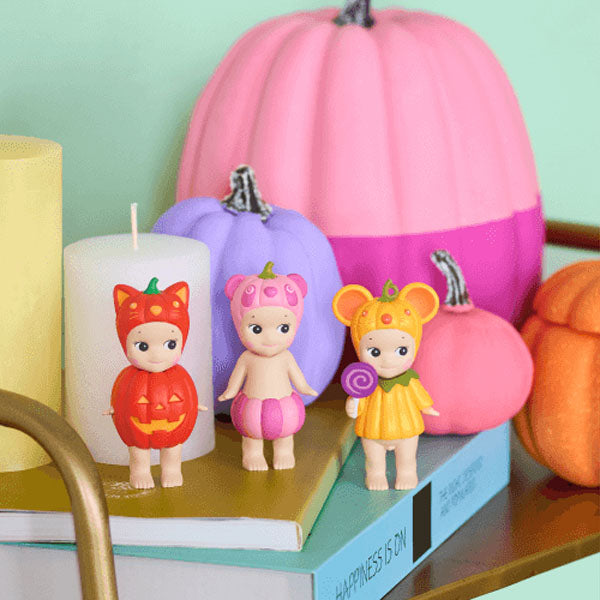 Sonny Angel Collectable Mini Cherub Figurines Pumpkin Patch Series Blind Box (1pc)