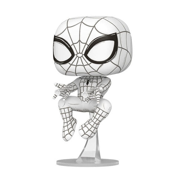 Funko Pop! Marvel: Sketched Spider-Man Figure