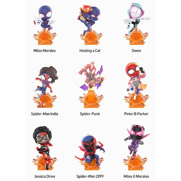Pop Mart x Marvel: Spider-Man Across The Spider-Verse Series Figurine Blind Box (1pc) Simple Pop Mart 