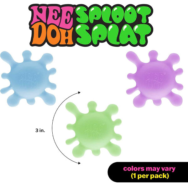 Nee Doh Sploot Splat Squishy Fidget Stress Ball Toy (1pc) Color Ships Assorted