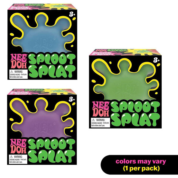Nee Doh Sploot Splat Squishy Fidget Stress Ball Toy (1pc) Color Ships Assorted