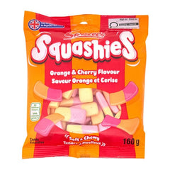 Swizzels Squashies Orange & Cherry Flavor Gummy Candy (160g) Imported From England Simple Squashies 