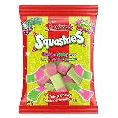 Swizzels Squashies Cherry & Apple Flavor Gummy Candy (160g) Imported From England